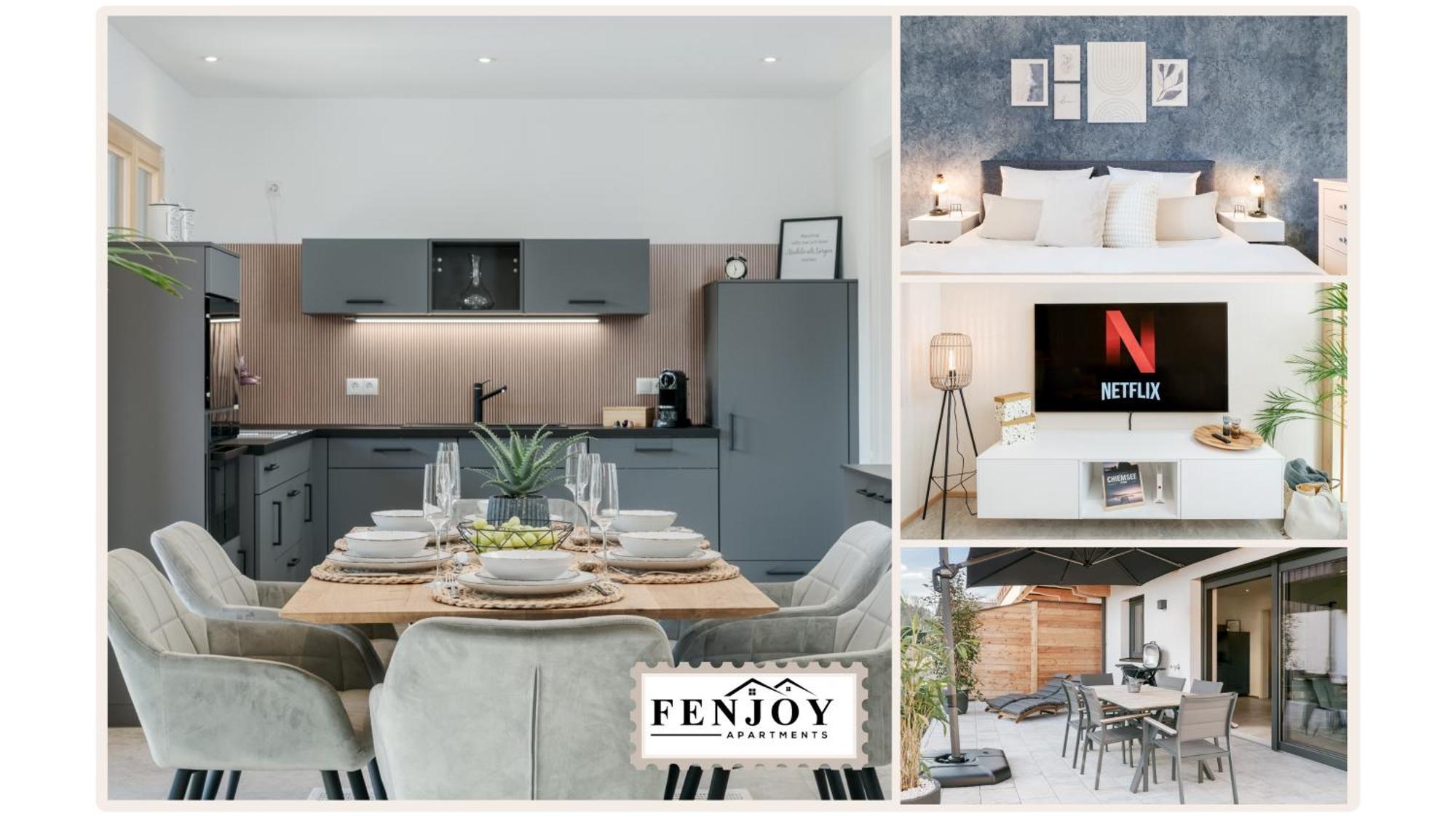 Fenjoy: Ferienapartment Mit Terrasse / Zentral / Bbq Бернау-ам-Кимзее